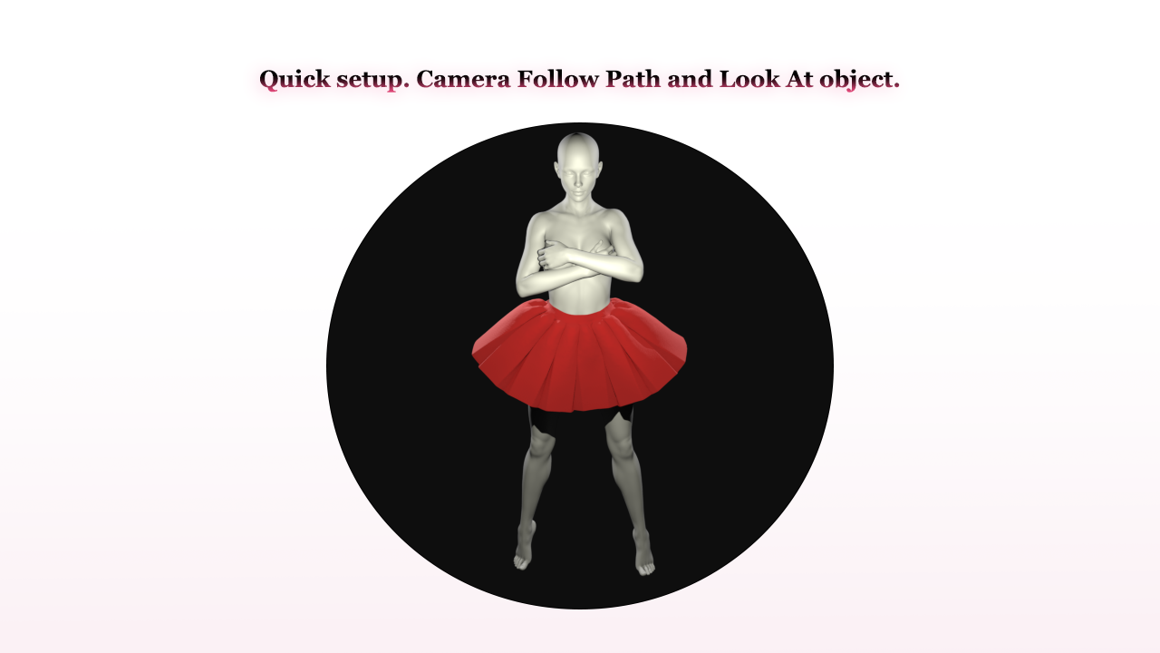 Quick setup. Camera Follow Path and Look At object. смотреть онлайн