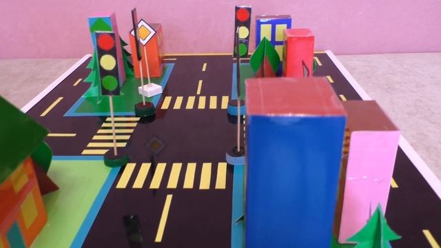 DIY Макет Правила дорожного Движения СВОИМИ Руками Поделка смотреть онлайн