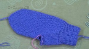 Рукавички с индийским клином на любой размер. Вяжем с Оксаной Валерьевной.