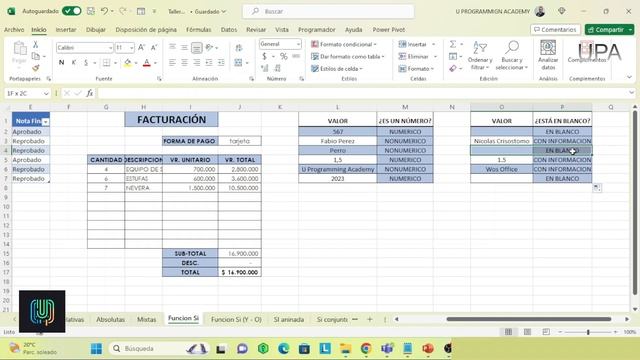 Clase 1 Excel Intermedio / Referencias, tipos de referencias, función si y si.conjunto. смотреть онлайн
