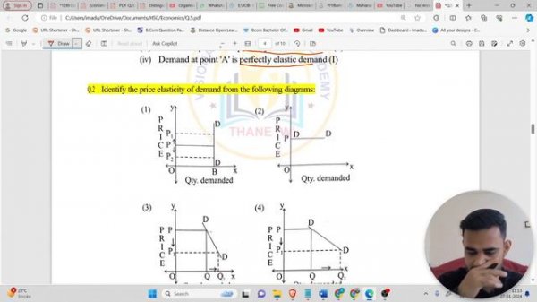 Q5 all questions solution economics class 12 / HSC Economics Board Paper 2024
