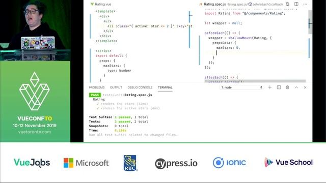 Test driven development with Vue.js by Sarah Dayan смотреть онлайн