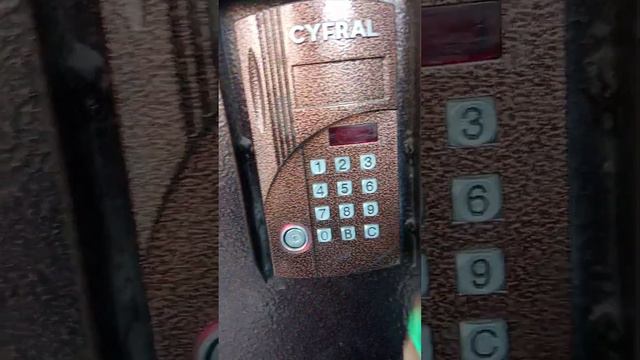 еще один Cyfral CCD2094.1M с новой прошивкой #домофон смотреть онлайн