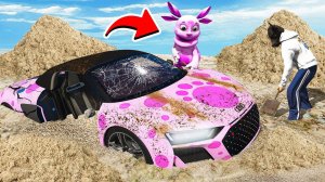 ПОМОГЛИ ОТКОПАТЬ НОВУЮ СЕКРЕТНУЮ АУДИ ЛУНТИКА ИЗ ПЕСКА В ГТА 5 МОДЫ! ОБЗОР МОДА В GTA 5 ВИДЕО MODS