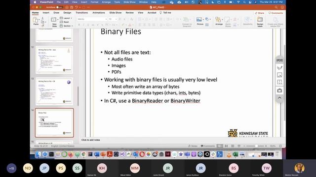 L19CSE1322S02 File IO Operations with complete program codes in Java and C# смотреть онлайн