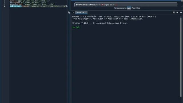 Python IDle dersleri 8 input fonksiyonu ve format metodu смотреть онлайн