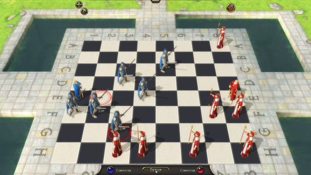 Battle Chess game of King: 10 knight vs 10 bishop, who will win #8 | game co vua hinh nguoi смотреть онлайн