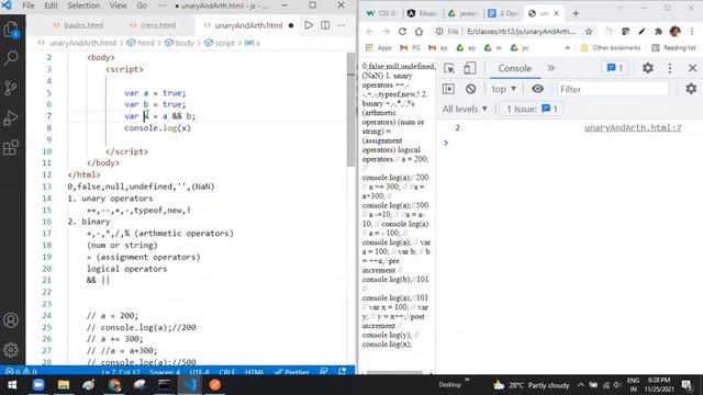 Logical operator in javascript 22 | Practical JavaScript Training Telugu | JavaScript Tutorial смотреть онлайн