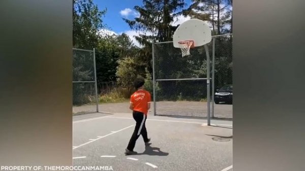 Girl Draws A Perfect Circle...