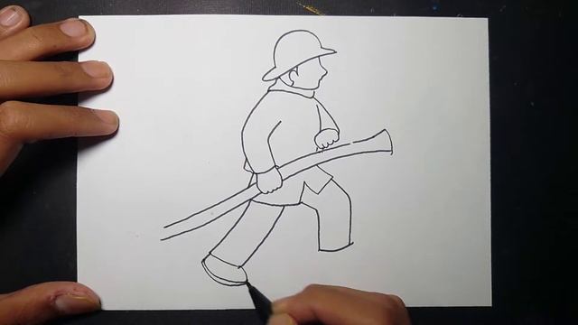 How to Draw a Firefighter смотреть онлайн