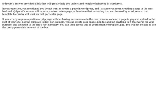 Wordpress: Use .php file as page instead of wordpress page & template file? (3 Solutions!!) смотреть онлайн