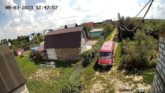 Польза камер видеонаблюдения на даче !