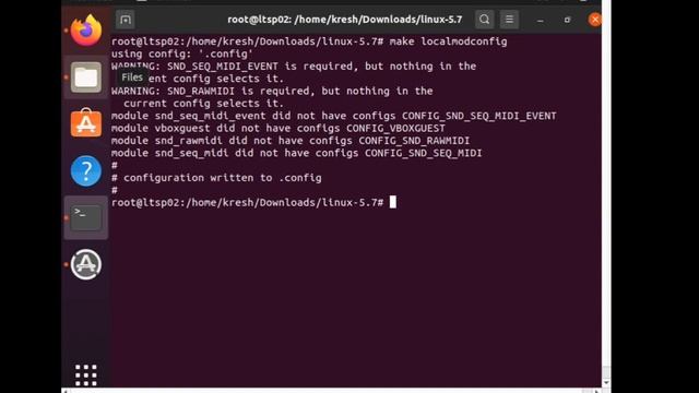 Compilation and install Linux Kernel 5.7 in Ubuntu 18.04,19.10, 20.04 смотреть онлайн