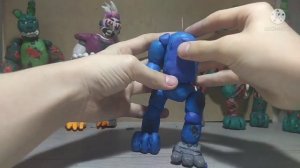 как слепить олд бонни из пластилина. FNAF 2