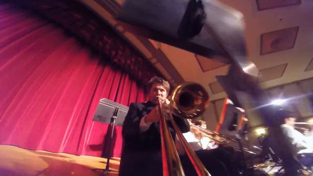 GoPro on Bass Trombone - Haitian Fight Song смотреть онлайн