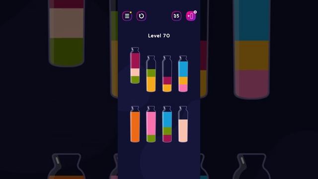 Get Color Bottle Game level 70 #shorts #pggaming смотреть онлайн