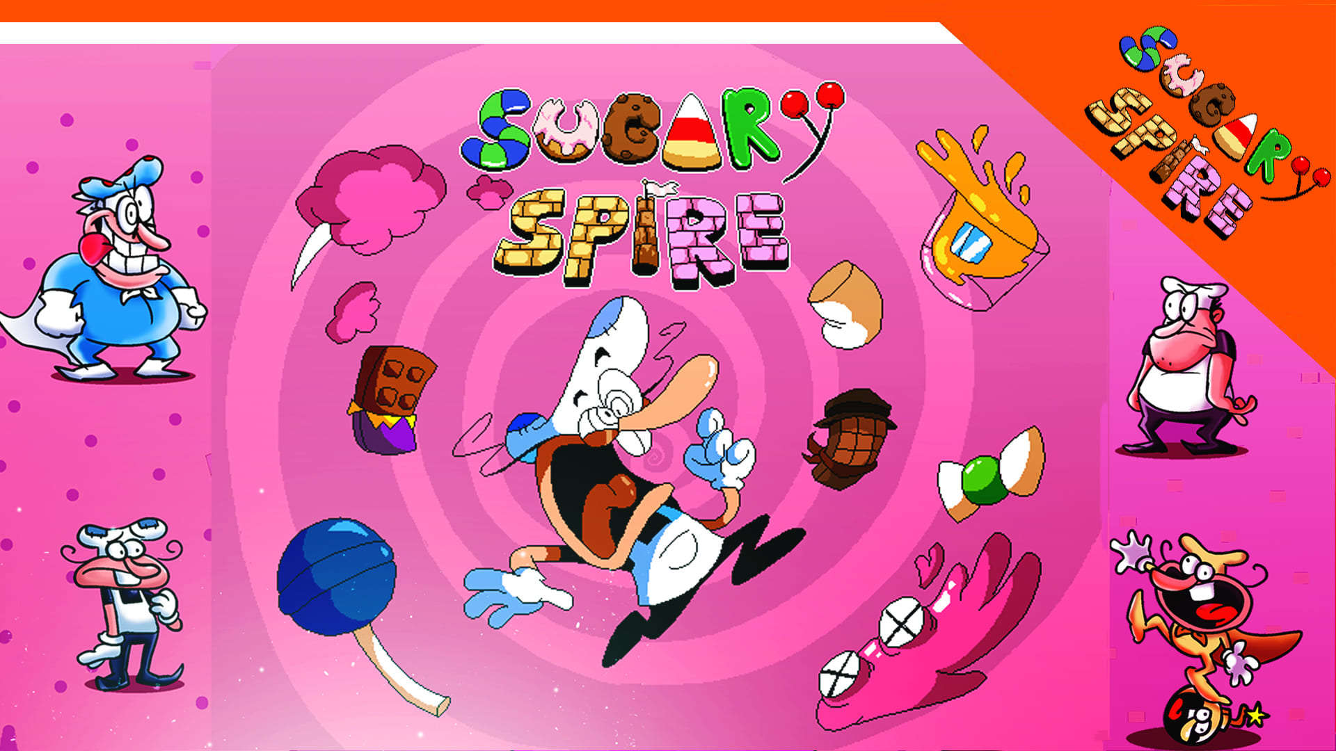 ? СЛАДКАЯ ПИЦЦА! ПАРОДИЯ PIZZA TOWER ПОЛНОЕ ПРОХОЖДЕНИЕ ? Sugary spire Прохождение смотреть онлайн