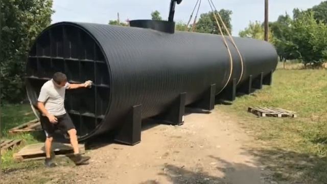 Накопительная емкость 50 м3 для хранения питьевой воды смотреть онлайн