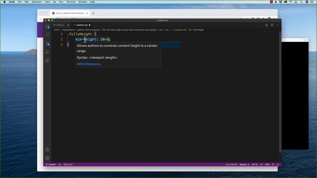 How to Vertically Align 2 blocks of Content using React Bootstrap in React // A Gatsby JS Tutorial смотреть онлайн