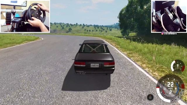 Towing My Drift Car to the Race Track! (w/Steering Wheel) BeamNg.Drive Gameplay! смотреть онлайн