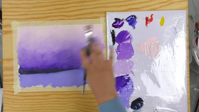 САМЫЙ ПРОСТОЙ мастер-класс для начинающих художников. Как написать зимний пейзаж. смотреть онлайн