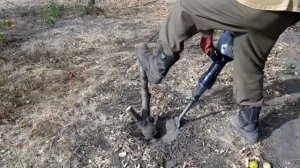 Корчевание деревьев отбойным молотком