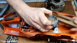 Замена картера Husgvarna 365.Разбор до мелочей.