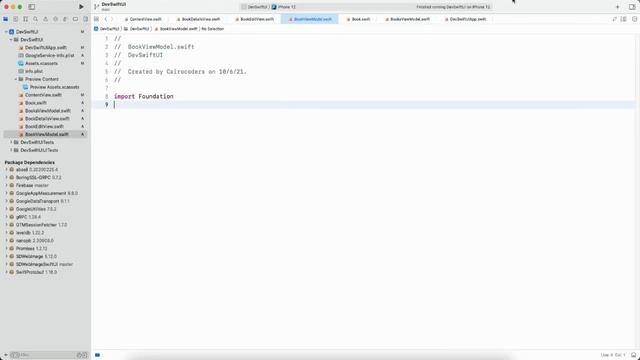 SwiftUI Firebase CRUD (create-read-update-delete) book Library app смотреть онлайн