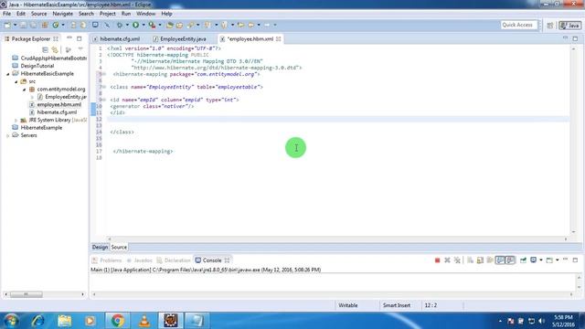 Hibernate Basic mapping xml file create Part 3 смотреть онлайн