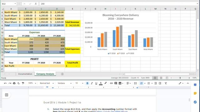 Excel 1a Step 9 смотреть онлайн