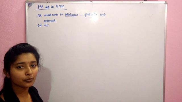 For loop in PL/SQL with example смотреть онлайн