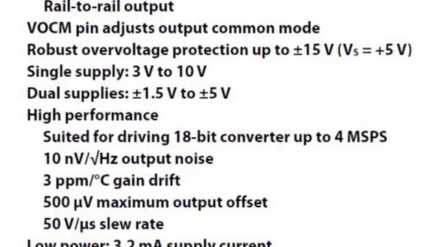 AD8475 новый дифференциальный прецизионный усилитель от Analog Devices смотреть онлайн