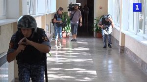 В школе № 15 отработали действия при террористической угрозе