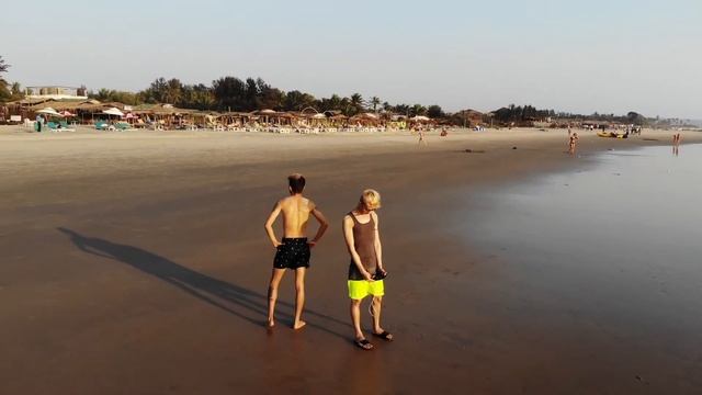 Goa, Morjim Beach, Sinq Resort, India смотреть онлайн