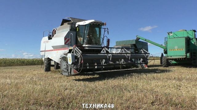 Вектор, Полесье и Доны молотят люпин. Уборочная - 2022 смотреть онлайн