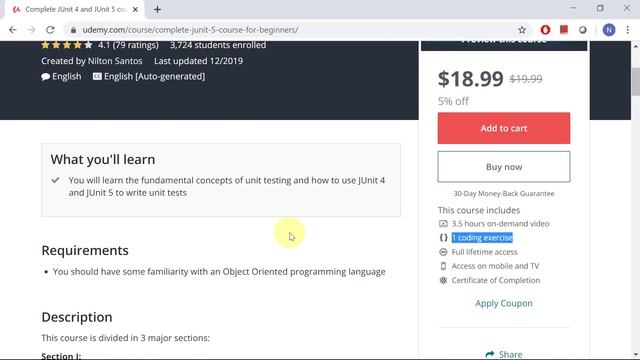 Junit and Mockito uDemy Promotion смотреть онлайн