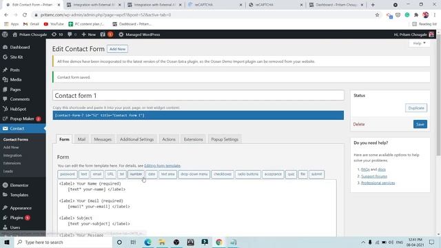How to add spam control in contact form 7 in your wordpress website смотреть онлайн