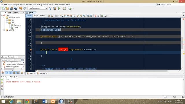 Loading en JAVA, barra cargadora смотреть онлайн