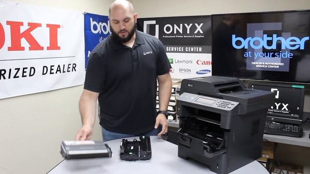 Brother MFC 8950 | Onyx Imaging | OKC Printer Repair | Replace & Reset Drum