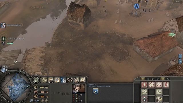 CoH: ToV: Falaise Pocket Campaign Playthrough Part 3 FINAL (The Exodus Begins, No Commentary)