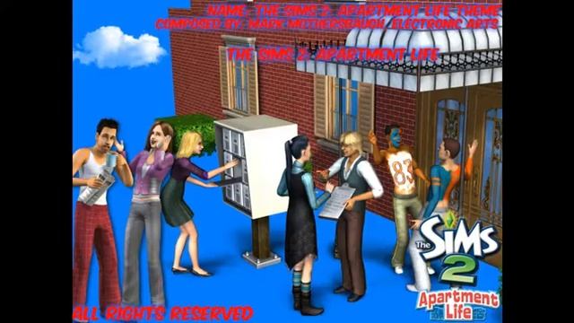 The Sims 2: Apartment Life Neighborhood - AL Theme Song смотреть онлайн