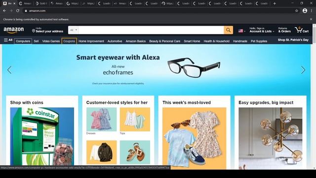 amazon.com Selenium Open link in new tab смотреть онлайн