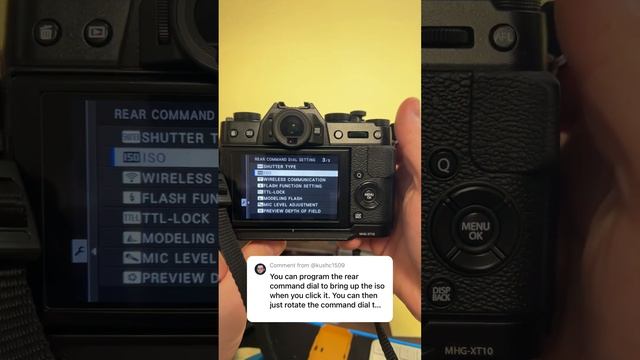 Setting ISO to a scroll wheel on the FujiFilm XT-20 смотреть онлайн