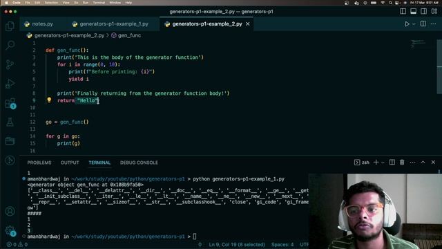 IG - 6. Introduction to Generators in Python смотреть онлайн