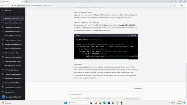 Writing png files to a zip archive with Python 3 5 zipfile getting The parameter is incorrect with смотреть онлайн