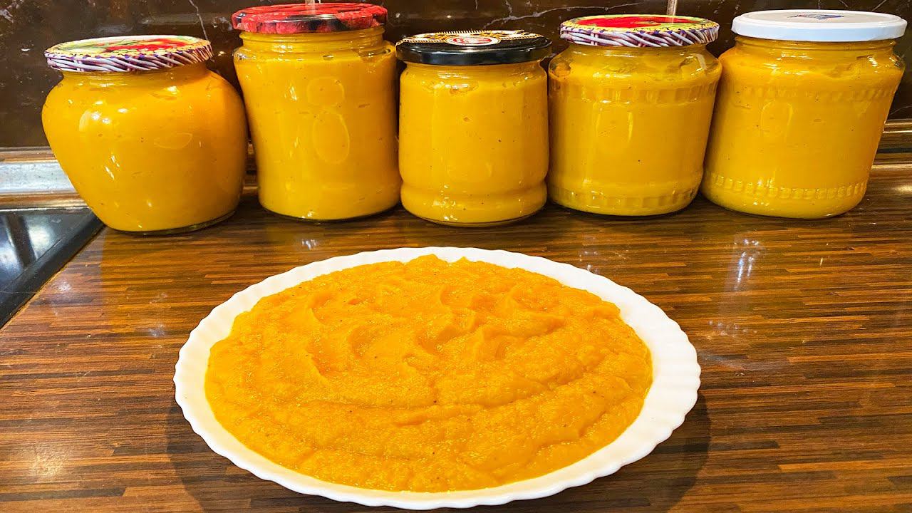 Тыквенная икра с кабачком! Вкус осени! смотреть онлайн