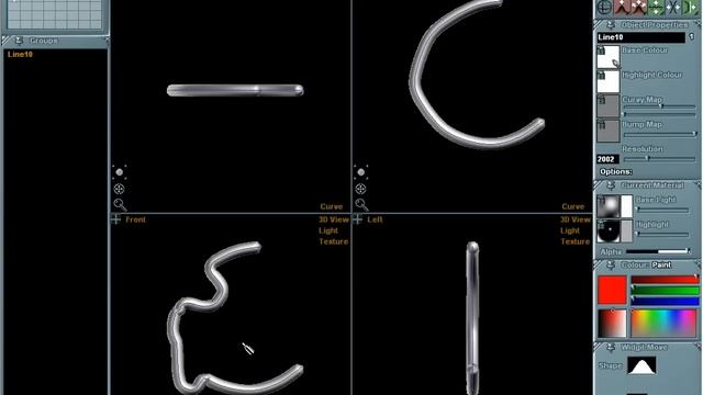 Curvy 3D 2.0 tutorials: Creating basic shapes with Line tool смотреть онлайн