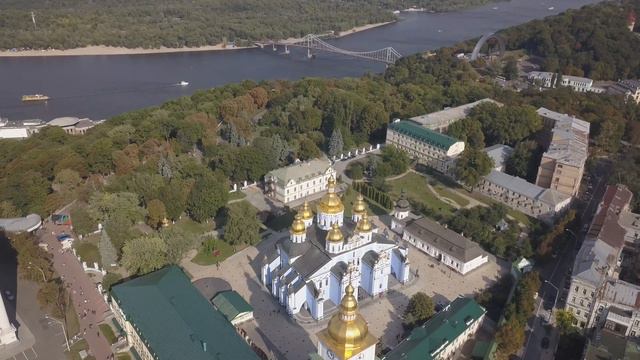 Kyiv aerial video 2017. Киев с высоты птичьего полета. Mavic Pro.4K. смотреть онлайн