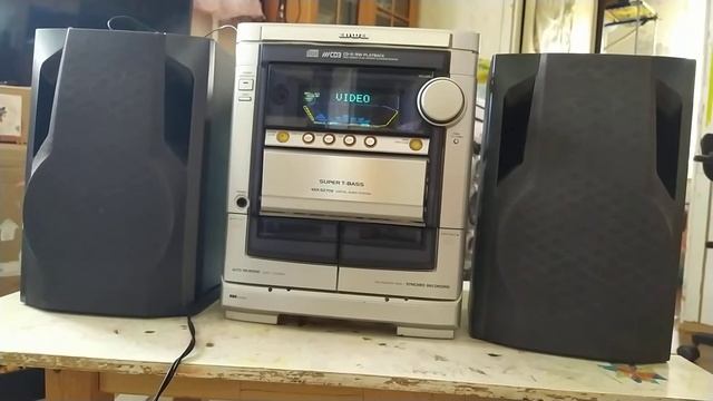 Муз центр AIWA NSX-SZ702 Test AUX ?? Cinderella смотреть онлайн