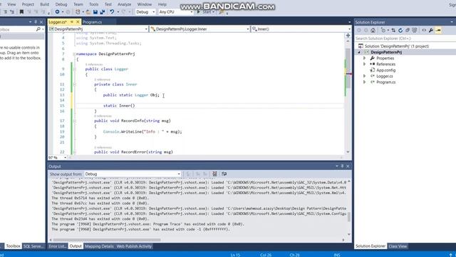 2. Singleton Design Pattern Full Lazy Loading - بالعربي смотреть онлайн